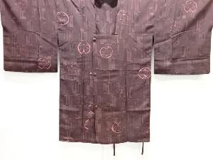 葉模様道行コート